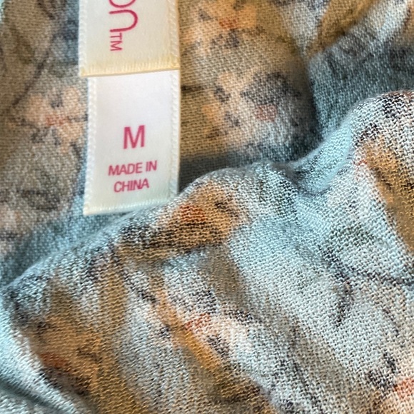 Xhilaration Blue Floral Midi Dress - Picture 9 of 11